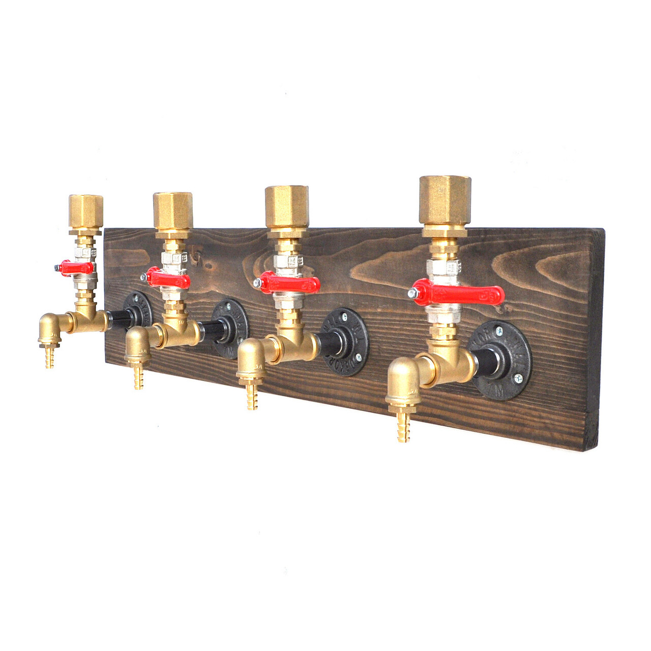 Dispenser bauturi, Evila Originals, DSP001, 70x21x15 cm, Nuc / Aur - 2 | YEO