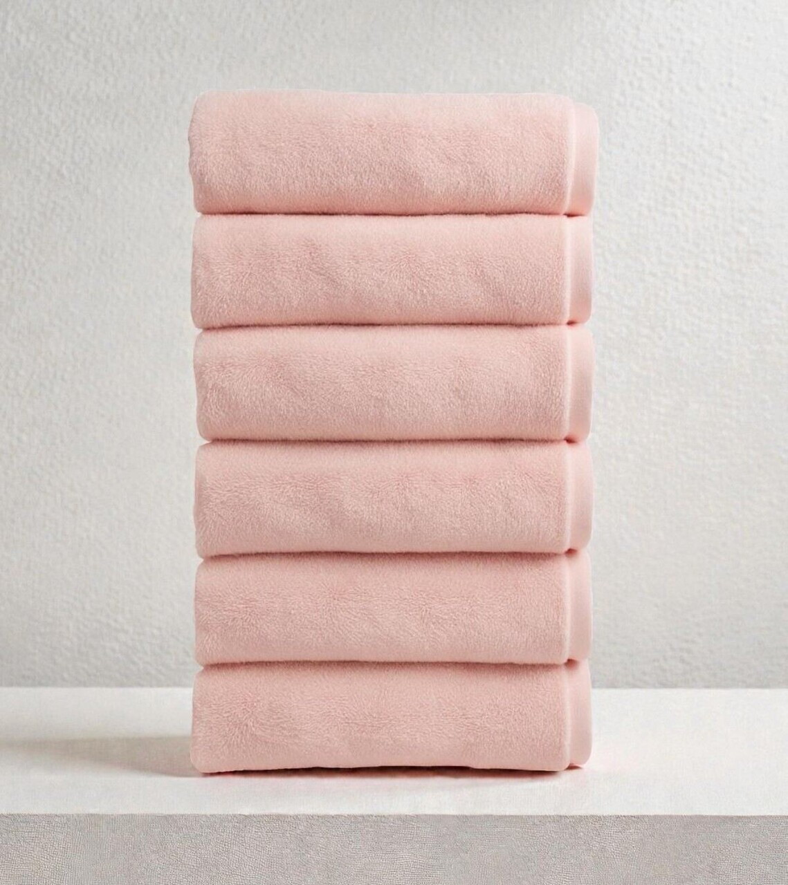 Set prosoape L'essentiel Maison Dz Bumbac Roz pudra