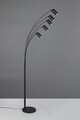 Lampadar Marley, TRIO, 80x55x200 cm, 10W, 5x GU10, metal, negru mat
