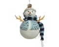 Glob Snowman, Decoris, 9x7.5x12.5 cm, sticla, multicolor