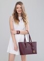 Geanta Beverly Hills Polo Club, 562, piele ecologica, visiniu