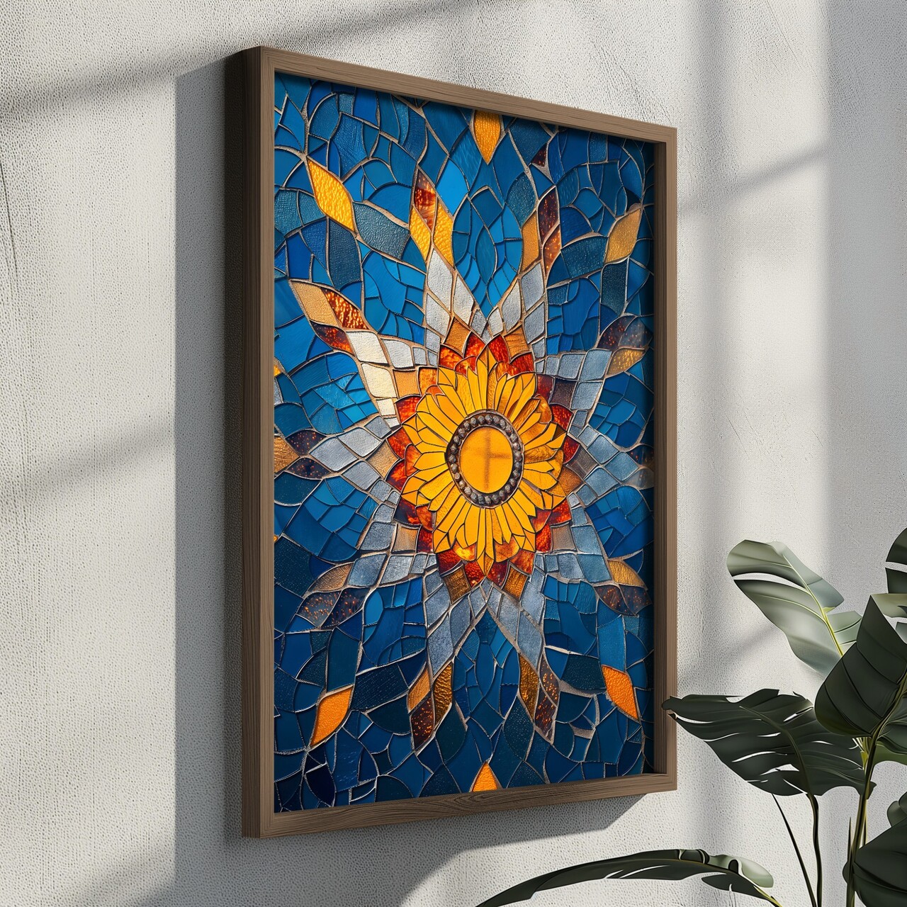 Tablou decorativ, GE067-L, Lemn, Multicolor - view 4