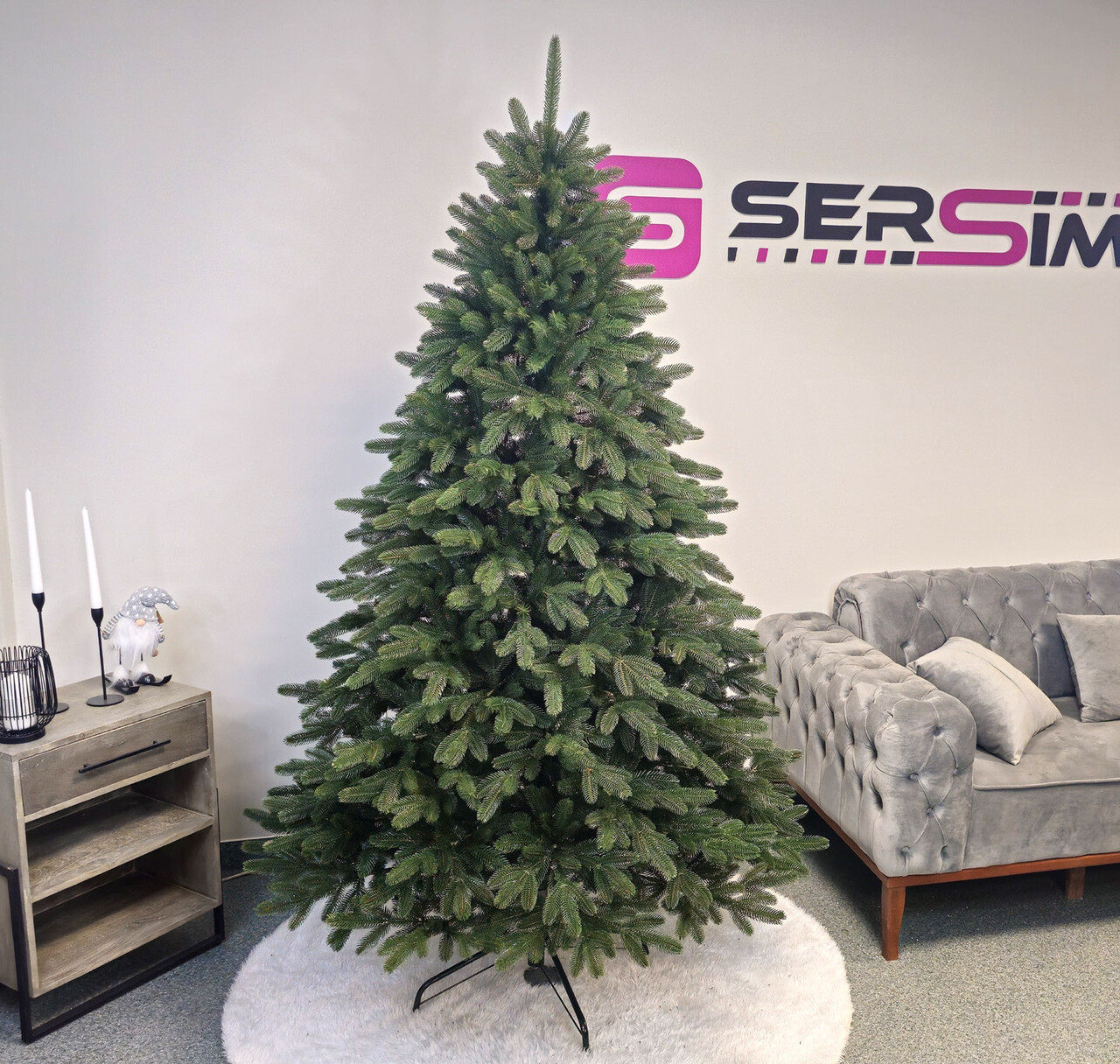 Brad artificial Christmas Deluxe by Sersimo, Laponia Select, integral 3D, 210cm — imaginea 17