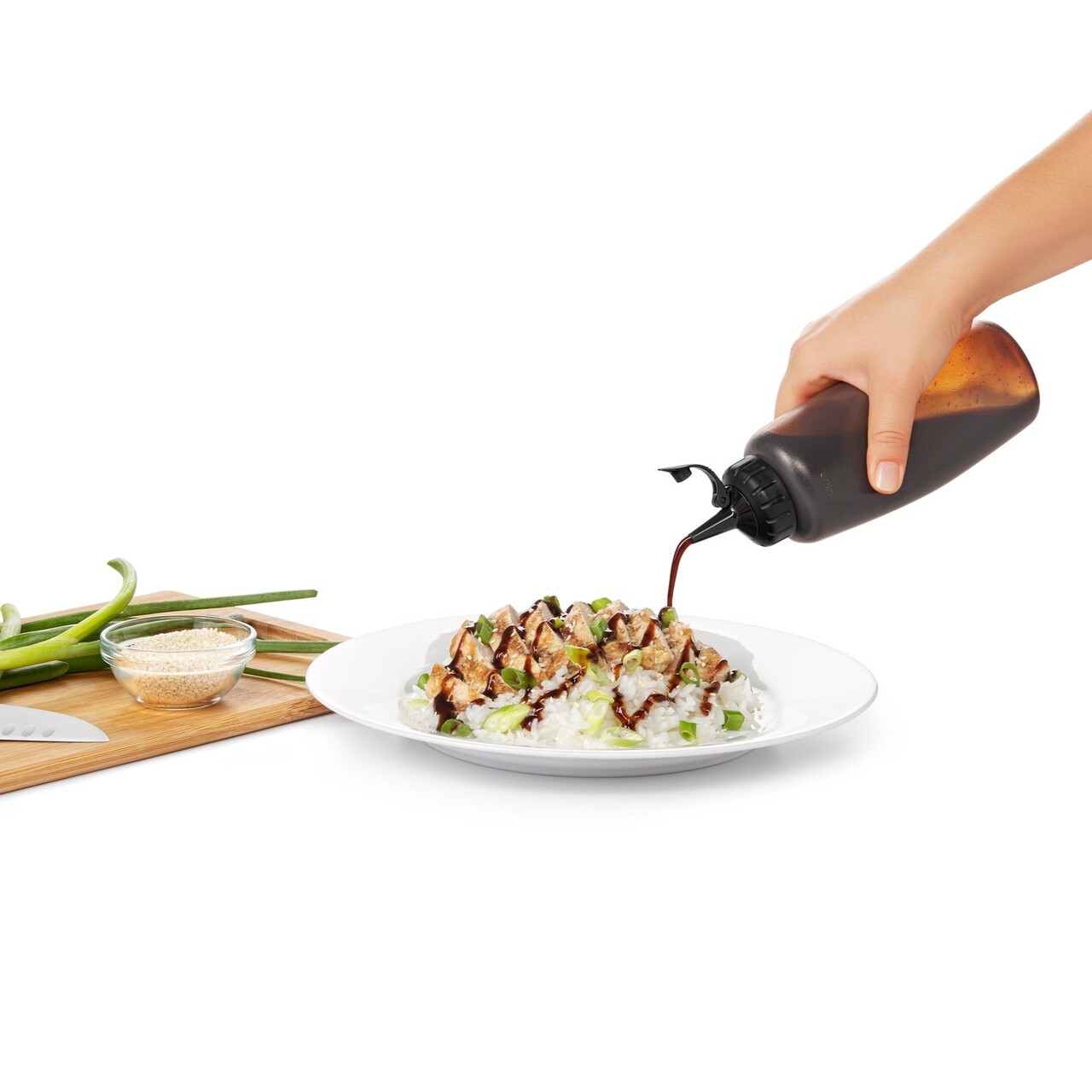 Dozator sos, plastic, 350 ml, "Good Grips" - OXO - imagine 15