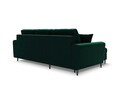 Coltar extensibil reversibil 4 locuri, Moghan, Micadoni Home, BL, 241x145x88 cm, catifea, verde bottle