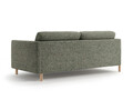 Canapea 4 locuri, Eden, Micadoni, 209x92x90 cm, tesatura structurata, verde muschi melanj