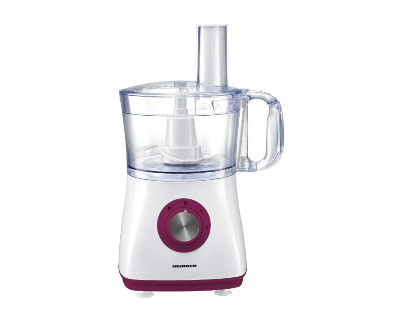 Robot de bucatarie Charm, Heinner, 750W, 1.2L/1.8L, alb/visiniu - 1 | YEO