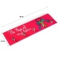Cuier Llaves Rosa, Versa, 40x3x12 cm, sticla, roz
