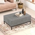 Mobilier living, Locelso, LV36, pal melaminat, gri/negru