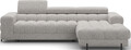 Coltar extensibil dreapta 3 locuri ELTAP, RT-20PEL, Felro, 285x181x93 cm, lemn/poliester, gri