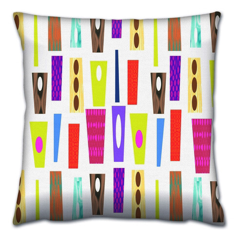 Perna, a14676, 43x43 cm, 50% bumbac / 50% poliester, multicolor