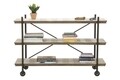 Biblioteca Industry, Mauro Ferretti, 140 x 48 x 91 cm, lemn de brad/fier/MDF
