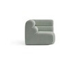 Modul coltar, Neo, Micadoni Home, 100x100x83 cm, tesatura Chenille Silencio, albastru muted