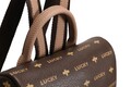 Rucsac, Lucky Bees, 920 Brown, piele ecologica, maro