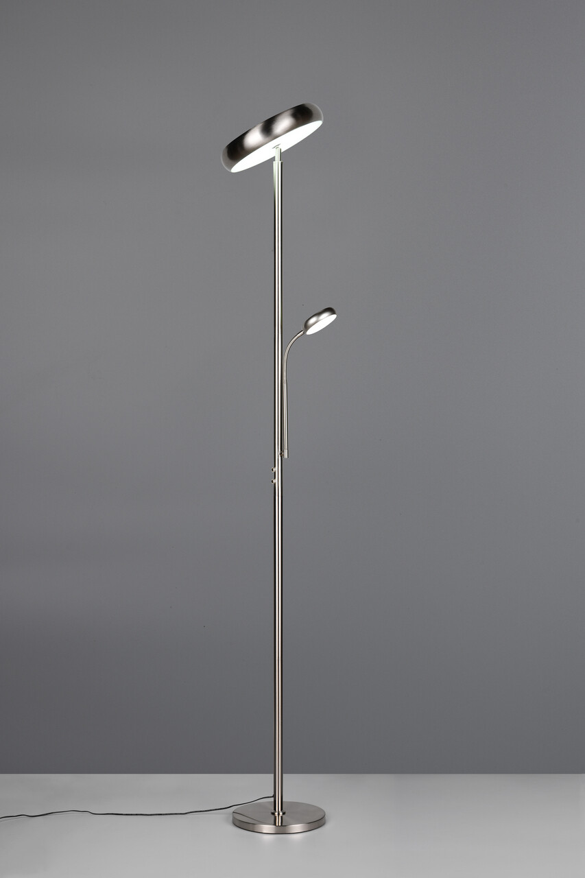 Lampadar Palermo, RL, 28x183 cm, 5W / 18W, 2x SMD, metal, nichel mat - imagine 4