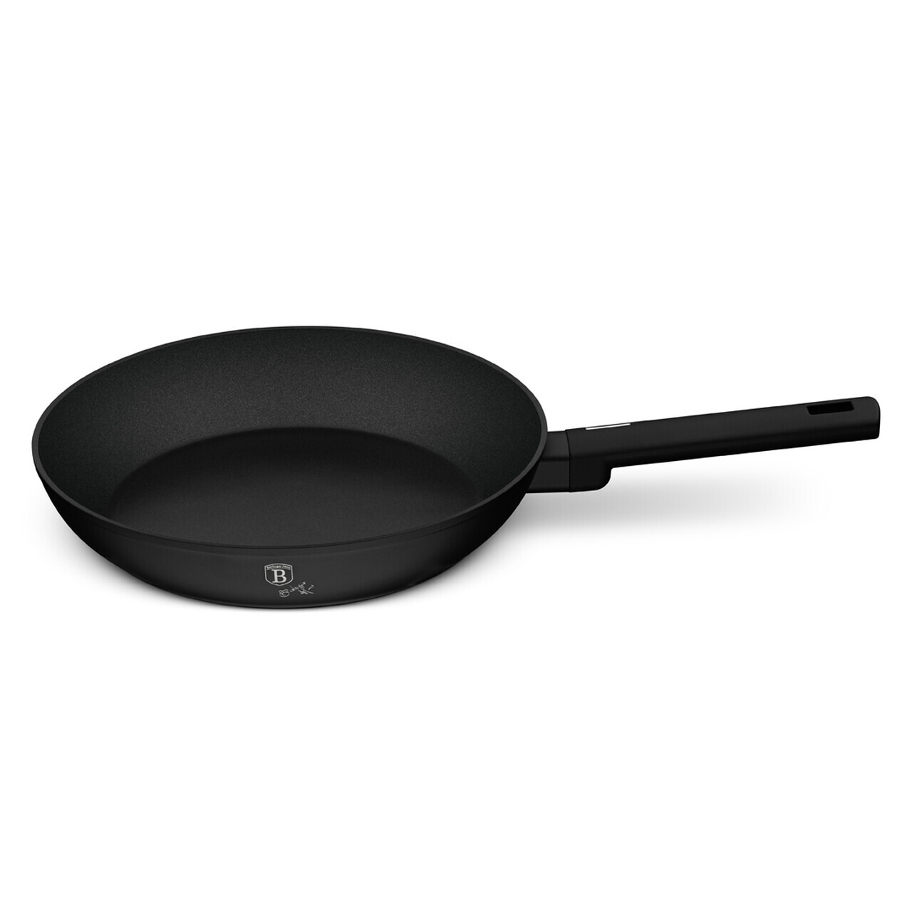 Tigaie Berlinger Haus, Matte Black, 28 cm, 2.4 L, aluminiu forjat, negru - imagine 4
