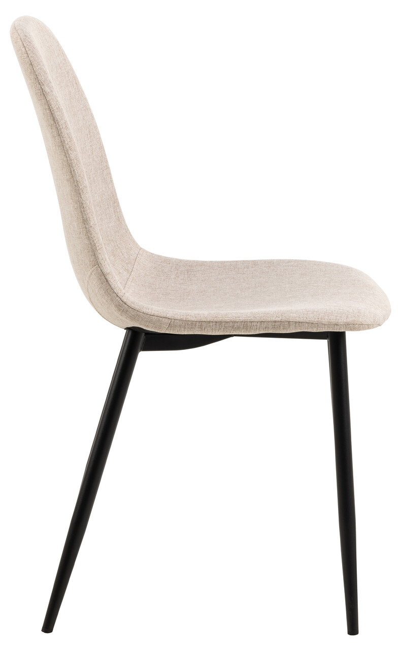 Scaun Celia, Actona, 44x54x86 cm, poliester/otel, bej - view 9