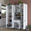 Dulap multifunctional, Rani, JE119, 160x198.6x40 cm, PAL, Alb