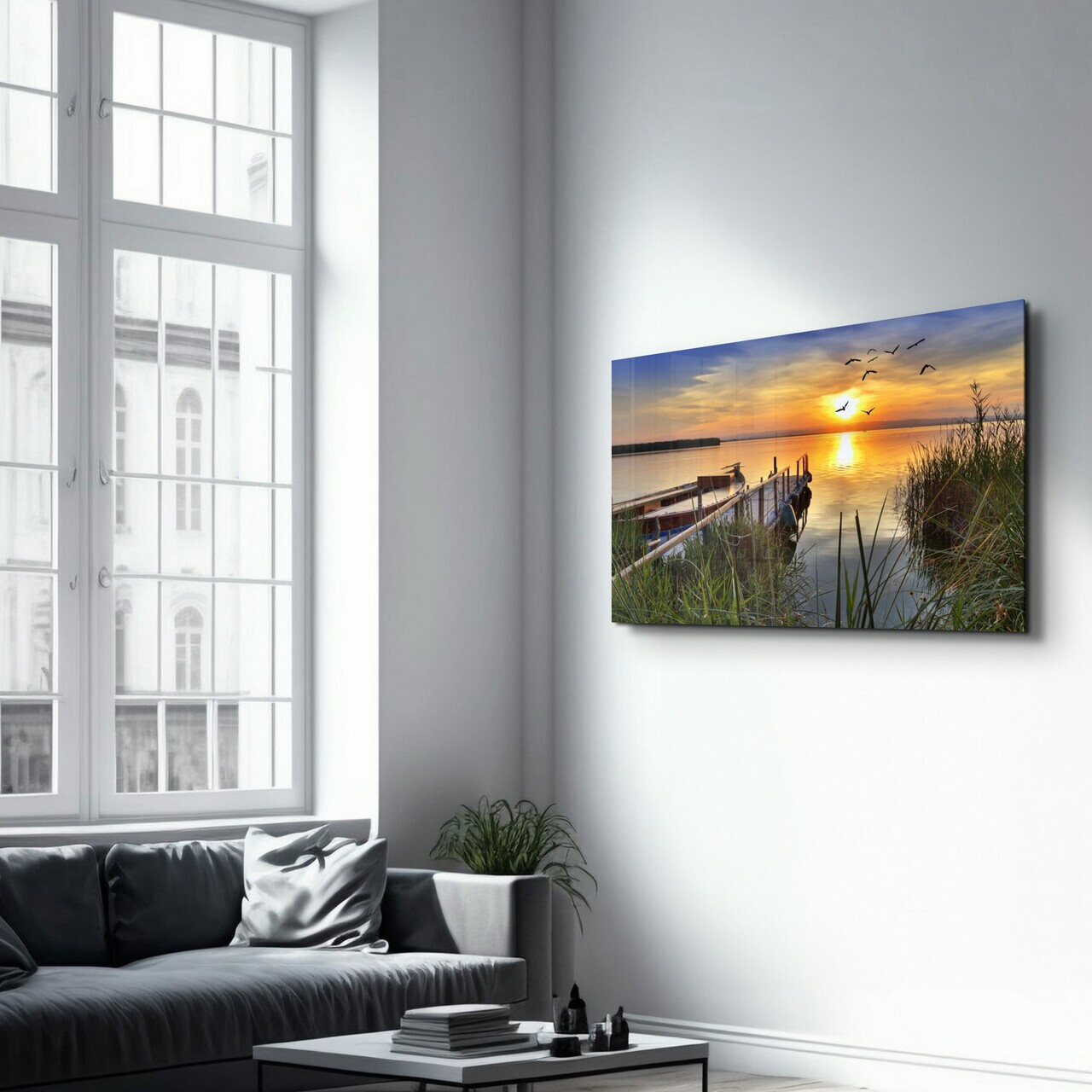 Tablou decorativ, OGLS-1164, Dimensiuni: 70 x 110 cm, Multicolor — imaginea 4