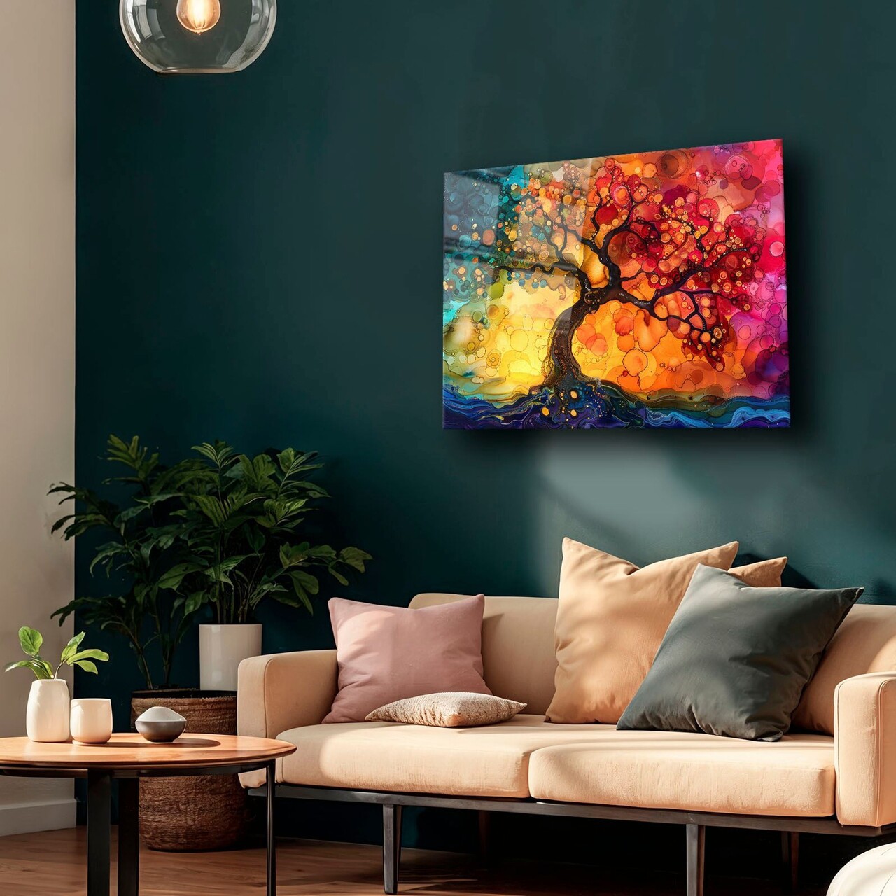 Tablou decorativ, Camtbl-060, 70 x 100 cm, Multicolor - view 3