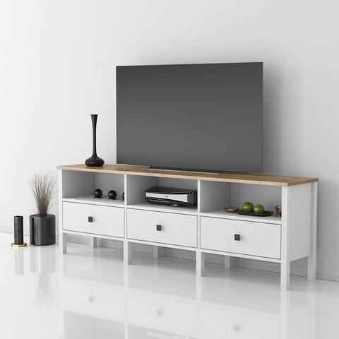 Comoda TV, Cordelia, FRN-10055, Maro/Alb