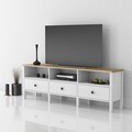 Comoda TV, Cordelia, FRN-10055, Maro/Alb