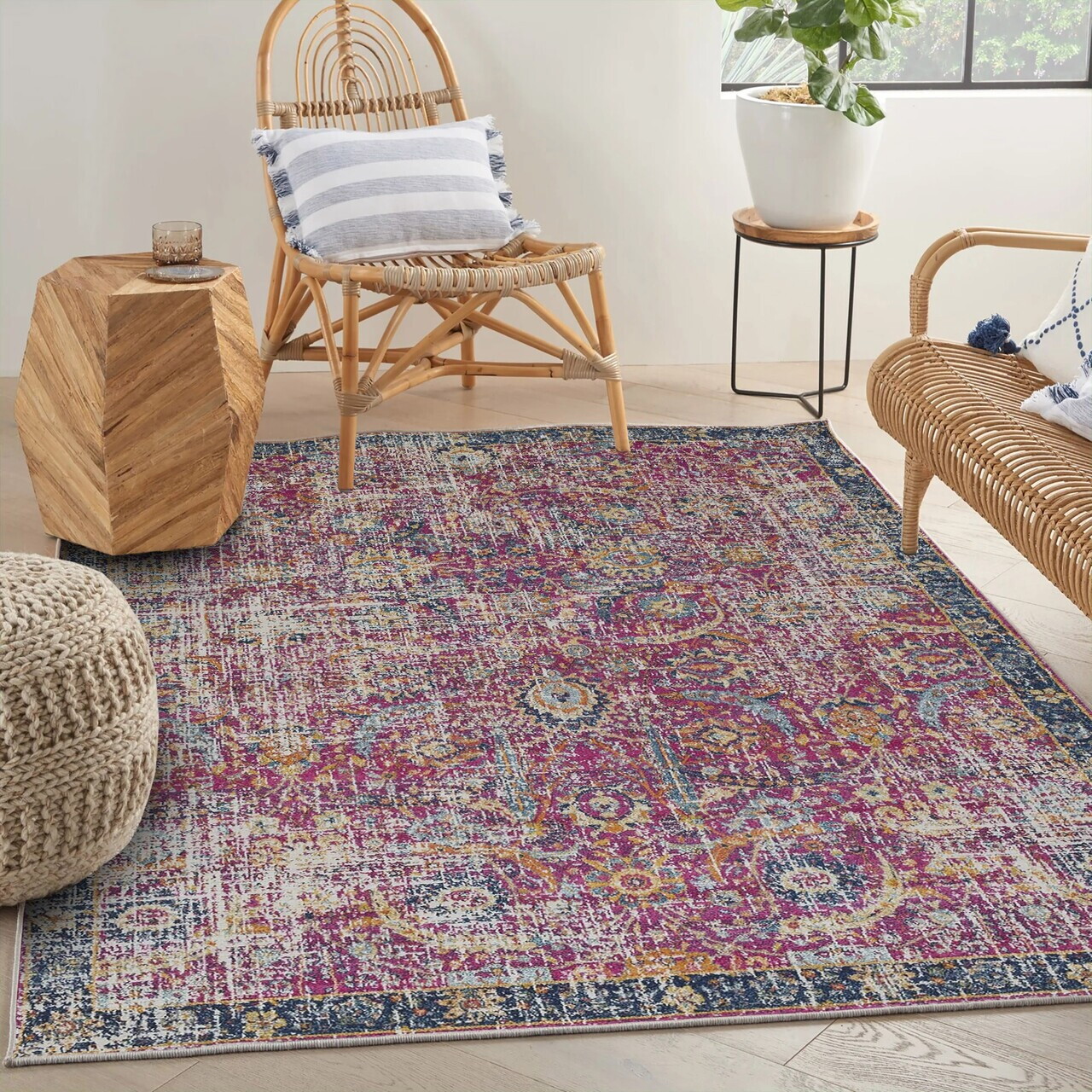 Covor Woopamuk235 80x200 cm Bumbac/Poliester Multicolor