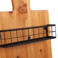 Cuier cu 2 cosuri Creaciones Meng, 23x6.5x38.5 cm, lemn de brad