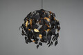 Candelabru Leavy, RL, 38x150 cm, 28W, 1x E27, metal, negru mat/auriu