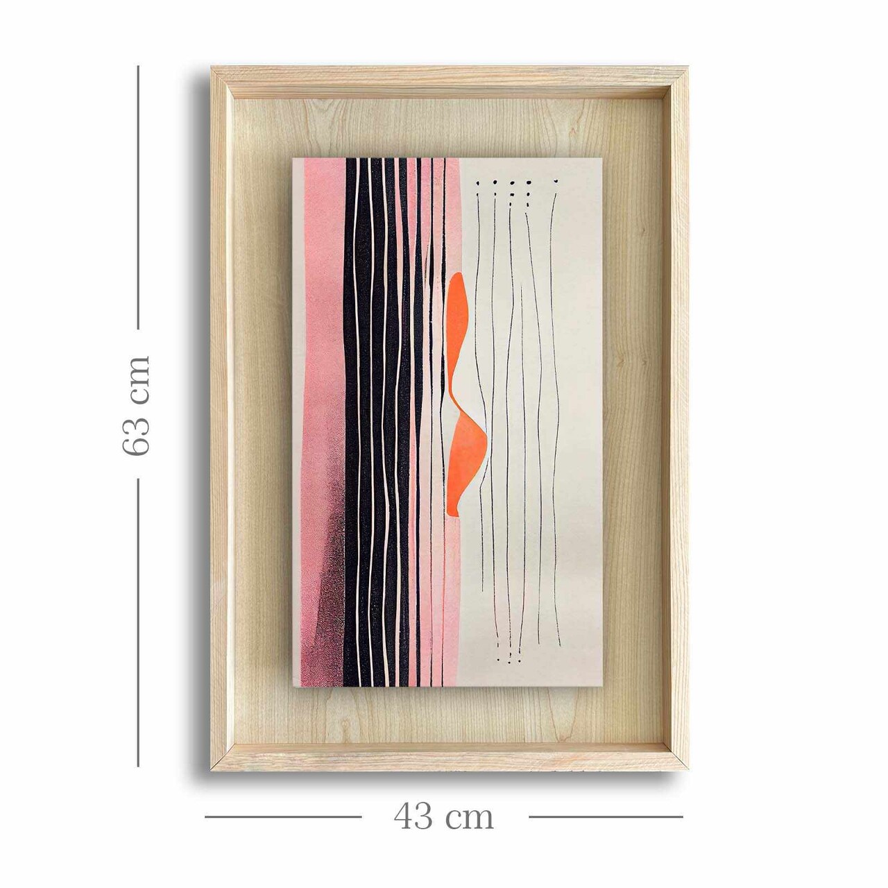 Tablou decorativ, Ahsakca, Fundal: 100% MDF de arțar (grosime: 2,7 mm) Vopsea: 100% MDF (grosime: 5 mm), Multicolor - view 6