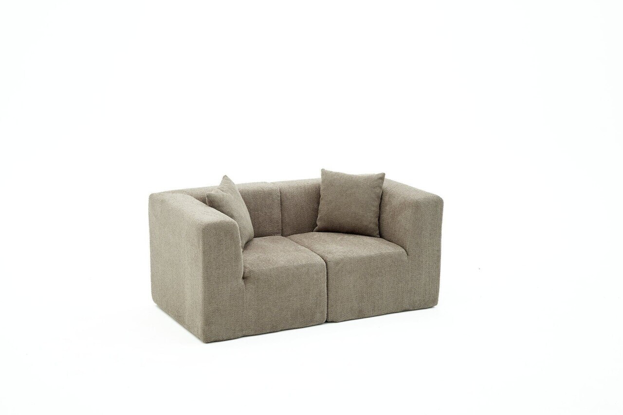 Canapea 2 locuri, Atelier del Sofa, 613LFS1123, Gri — imaginea 5