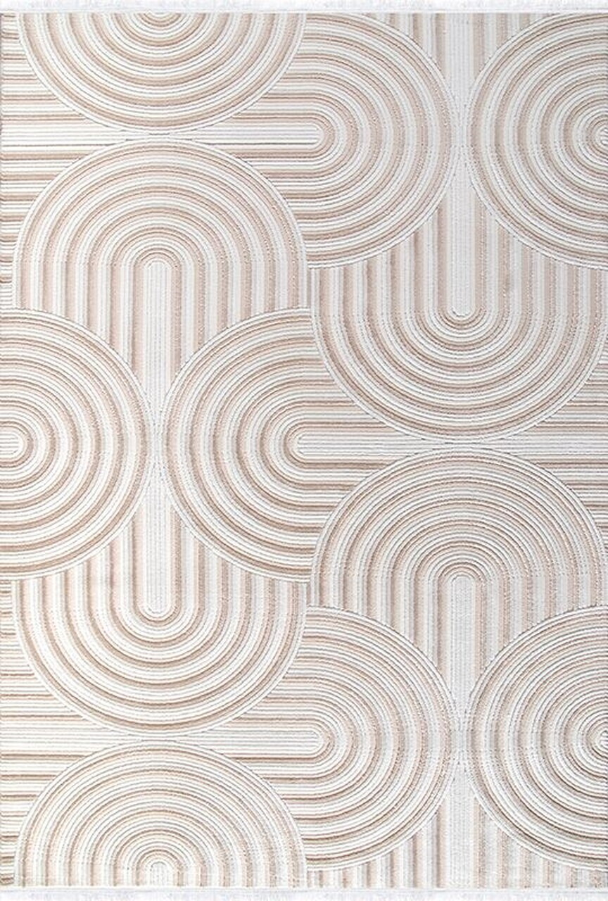 Covor, Boyut By001, 160x300 cm, Crem/Maro — imaginea 4