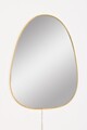 Oglinda cu Iluminare Led, Mirrorland, Quippy, Oglindă indestructibilă cu obturator, Galben
