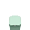 Cos de gunoi cu pedala, Brabantia, StepUp, 25 L, 35.2x28x40.9 cm, polipropilena, verde jad