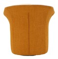 Fotoliu rotativ Senape Siena Swivel, Mauro Ferretti, 83.5x66x80 cm, fier/poliester, galben mustar
