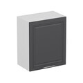 Dulap pentru bucatarie, Hanah Home, Minar, 60x72x37 cm, Alb / Antracit