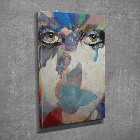Tablou decorativ, dc269, canvas, lemn, multicolor