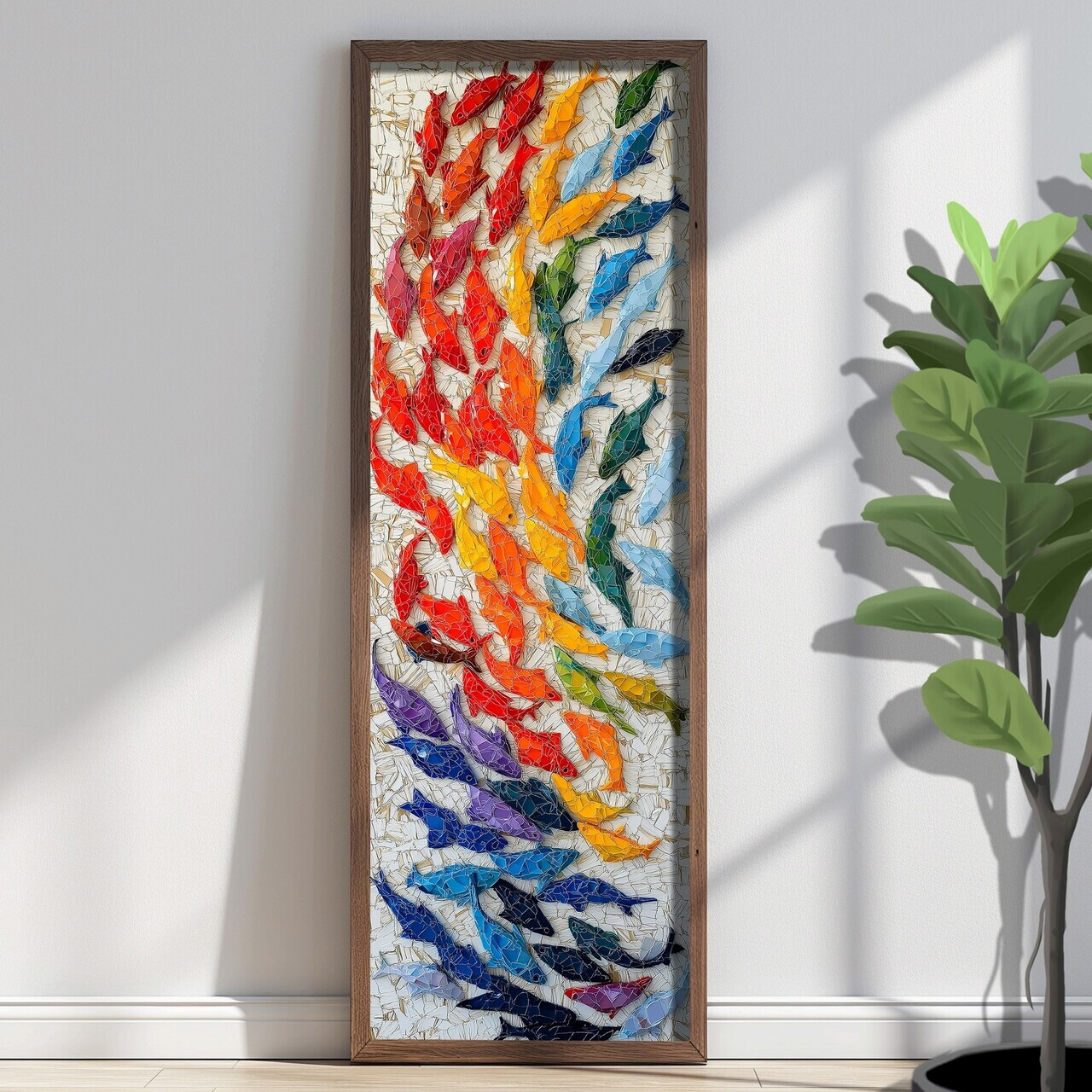 Tablou decorativ EMR096 MDF Lemn Multicolor