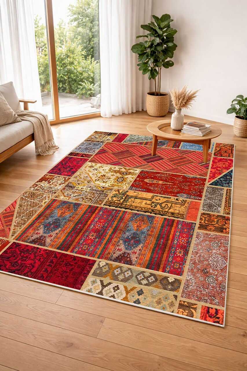 Covor, DC-7503-29, 120x200 cm, Poliester, Multicolor