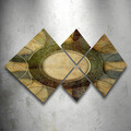 Set 4 tablouri decorative, 4MDF1047595, MDF, Imprimat UV, Multicolor