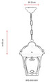Lampa de exterior, Avonni, 685AVN1203, Plastic ABS, Alb/Negru