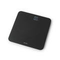 Cantar digital pentru baie, Brabantia, Dark Grey, 30x30x2.4 cm, max 180 kg, sticla, gri inchis
