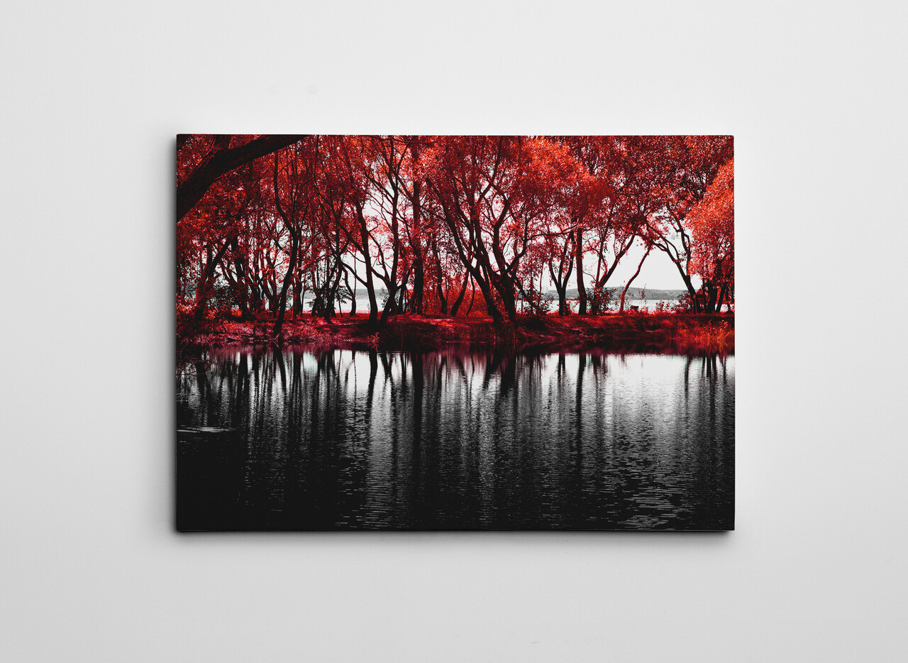 Tablou decorativ, WY99(70 x 100), Lemn, Multicolor - view 2