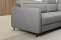 Coltar extensibil dreapta 3 locuri ELTAP, RT-03MAN, Barea, 208x160x100 cm, lemn/poliester, gri