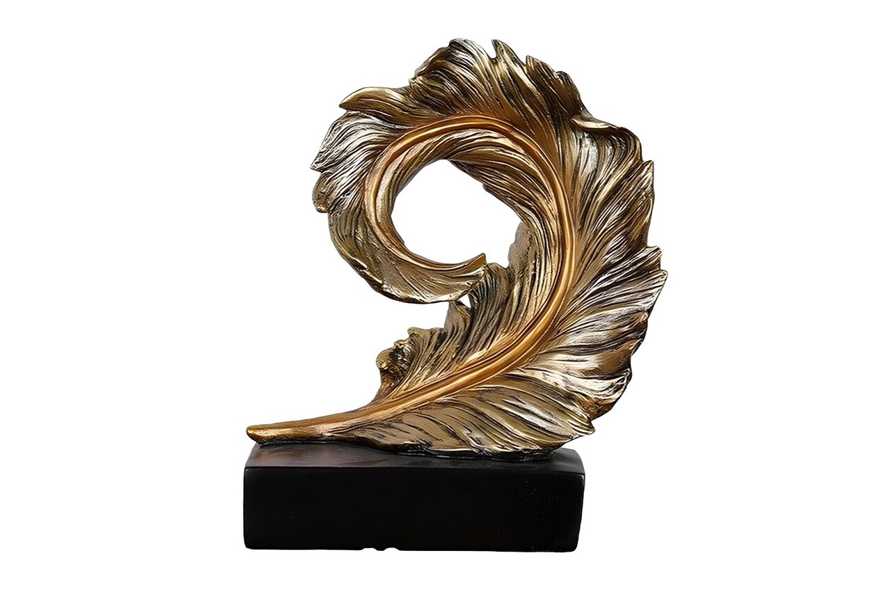 Decoratiune, CY0362, 26x24x11 cm, Poliester, Maro antichizat