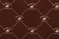 Lenjerie de pat dubla King, 3 piese, 220x240 cm, 100% bumbac ranforce, Beverly Hills Polo Club, BHPC 006, maro