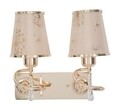 Aplica de perete Glam Ring Double, Mauro Ferretti, 32 x 27 cm, 2 x E27, 40W, fier/plastic