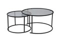 Set masuta de cafea, Nordure, Aurum, Gri inchis