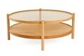 Masuta de cafea, Hanah Home, Magnum 110, 110x48x80 cm, LEMN MASIV DE STEJAR, Stejar