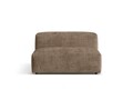 Modul pentru canapea, 1 loc, Martina-212, Micadoni Home, 132x106x75 cm, velur, maro ghinda